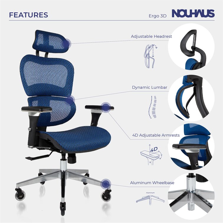 ergo3d ergonomic office chair