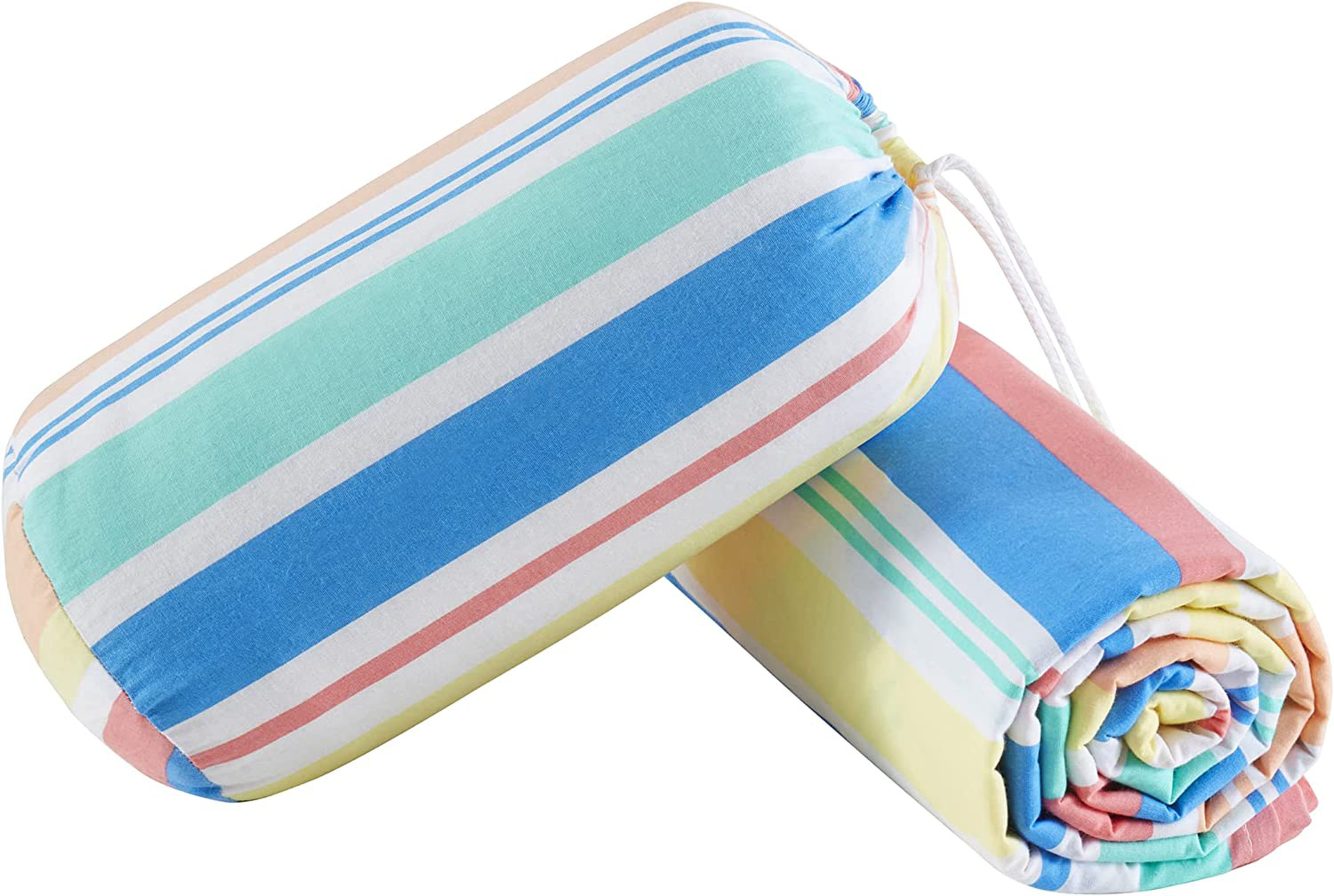 Mudd 100 Cotton, Large, Lightweight Beach Blanket With Drawstring Bag