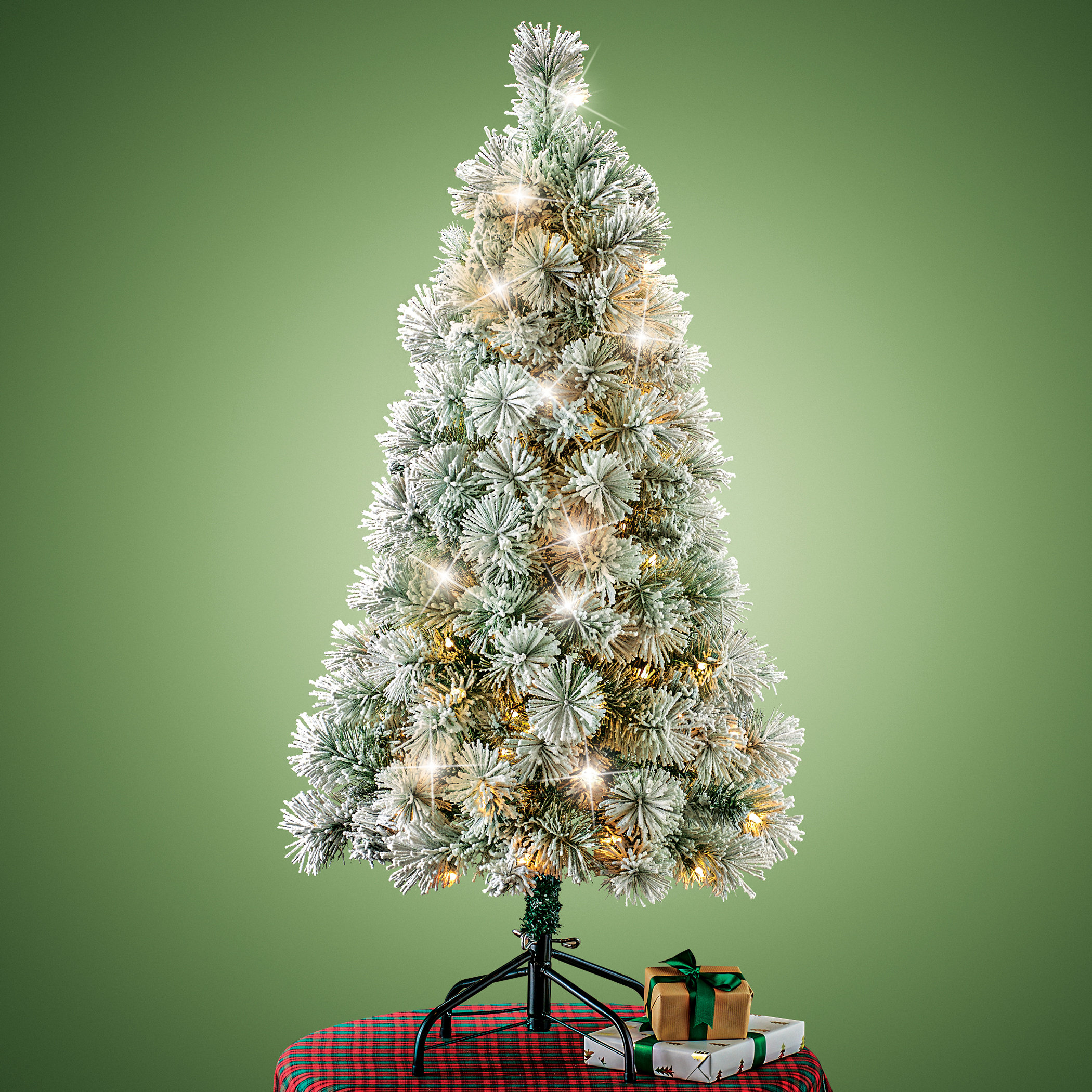 The Holiday Aisle® Flocked Tree Wayfair