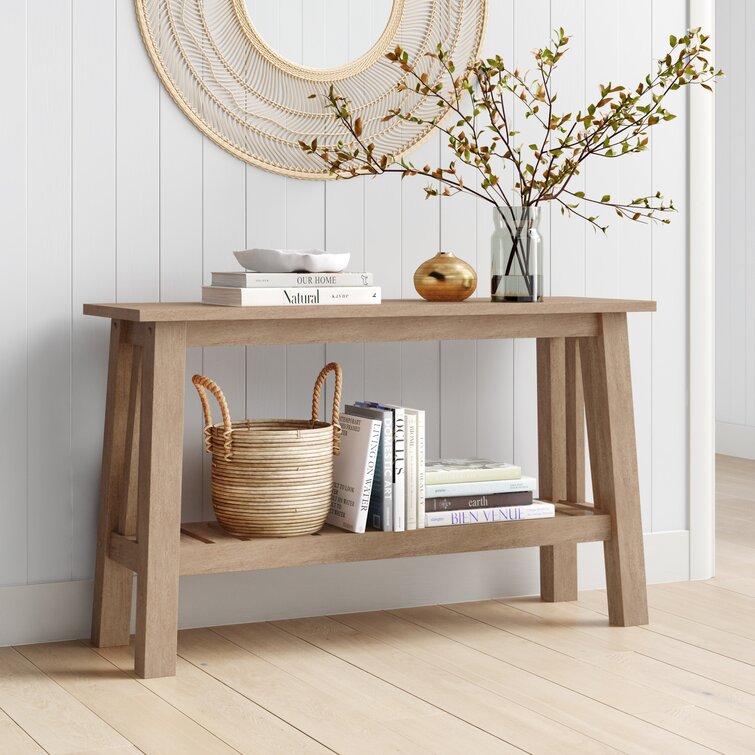 simple wood console