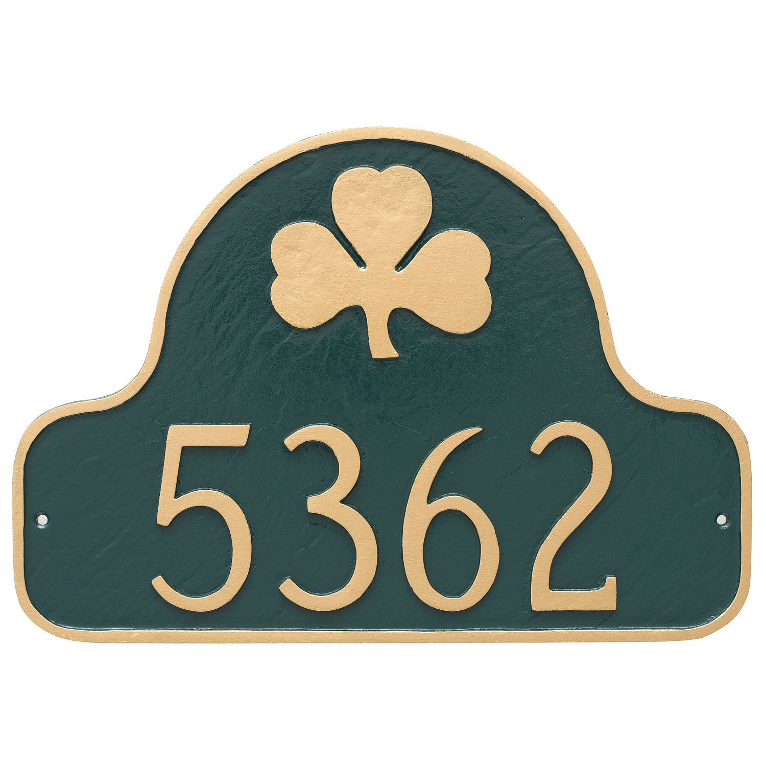 Montague Metal Products Shamrock 1Line Wall Address Plaque & Reviews
