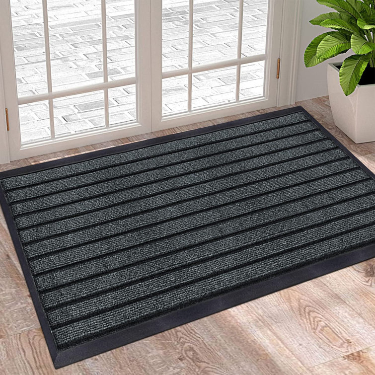 Illusion Doormat Christmas Decoration Non-Slip Doormat 3D Santa Clau