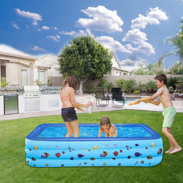 family inflatable swimming pool