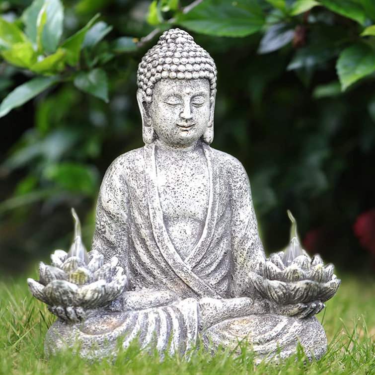 Bungalow Rose Ikshan Sitting Meditating Buddha Statue | Wayfair