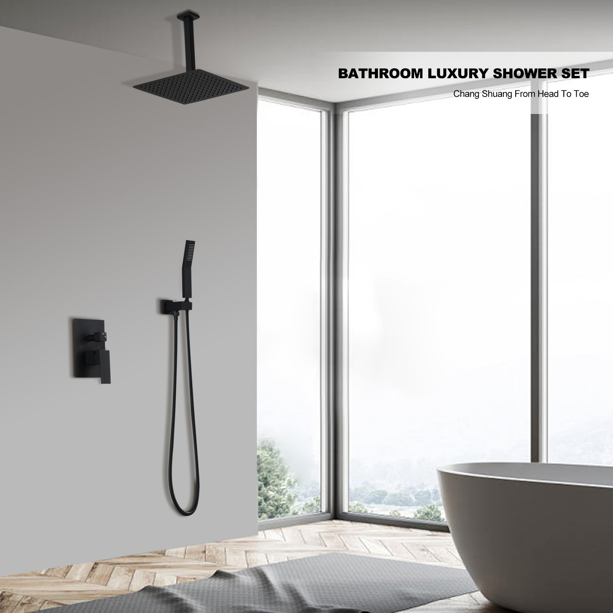 WESTINUS Wall Mounted Shower Faucets with Roughin Valve Wayfair