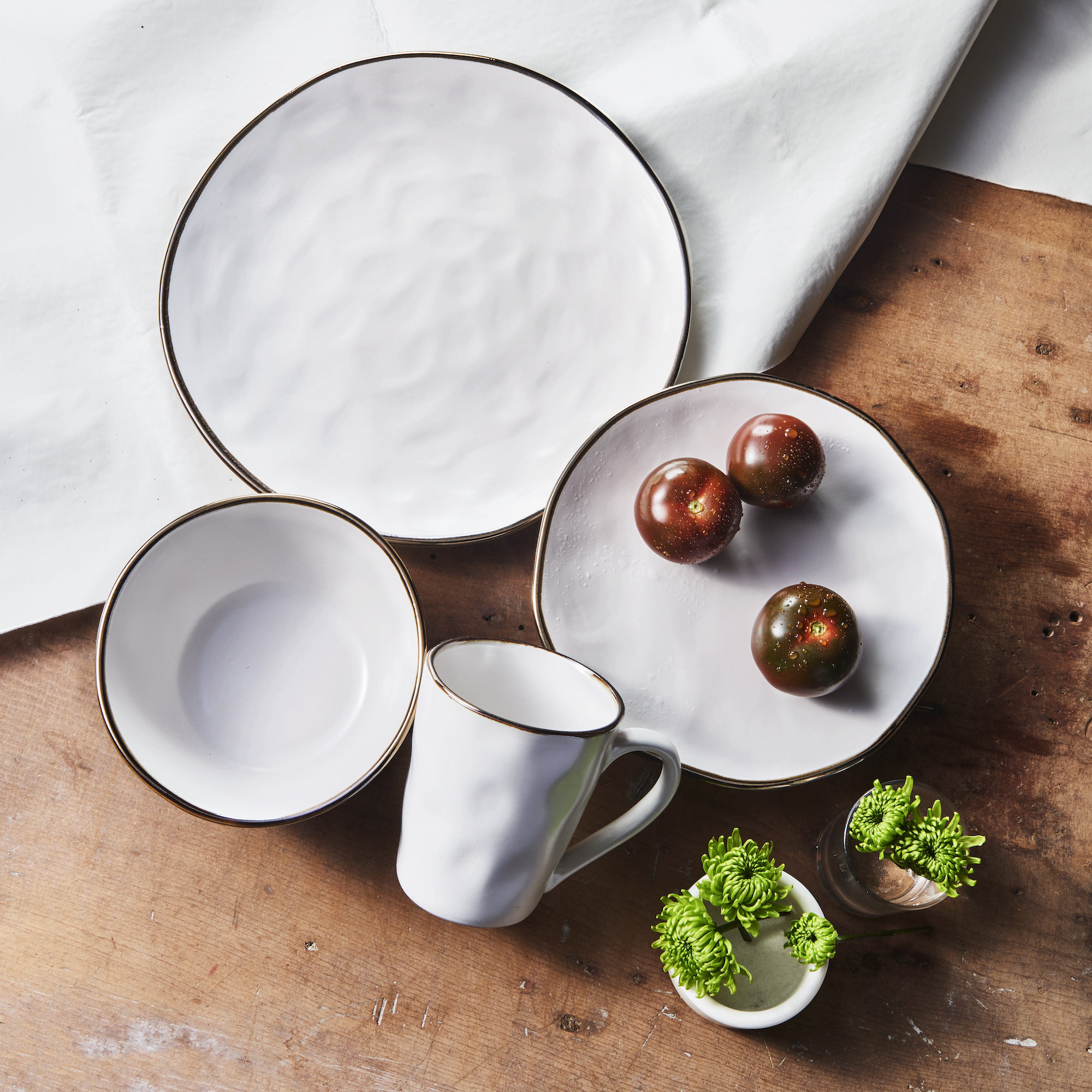 Willa Arlo™ Interiors Wilkins Handmade Ceramic Dinnerware - Set of 16 ...
