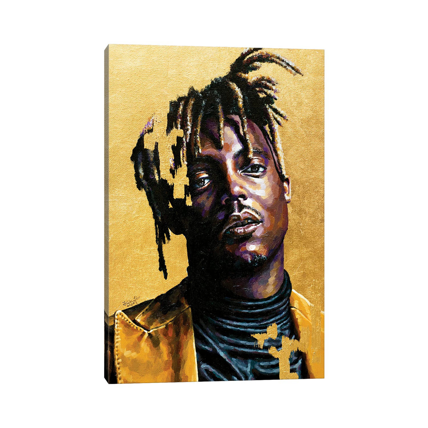 East Urban Home Juice Wrld by Jackie Liu Wrapped Canvas Painting