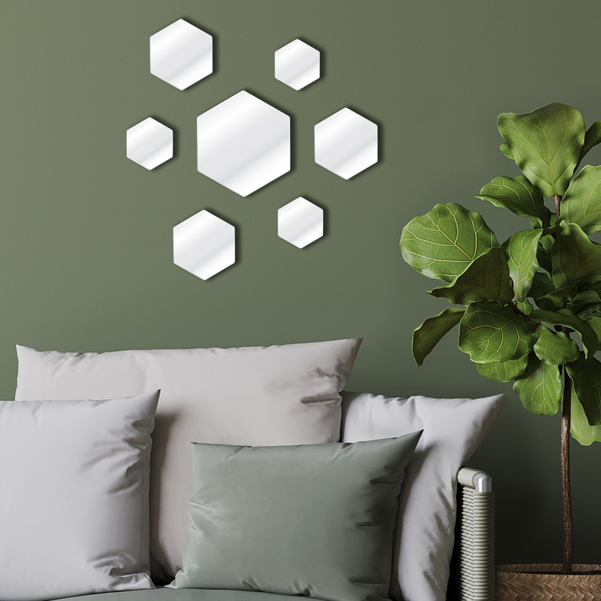 Elements Hexagon Wall Mirror Wayfair