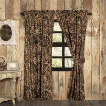 Window 2 Panel Curtain Drapes Camo Camouflage Mossy Oak Home Man Cave 84" New 