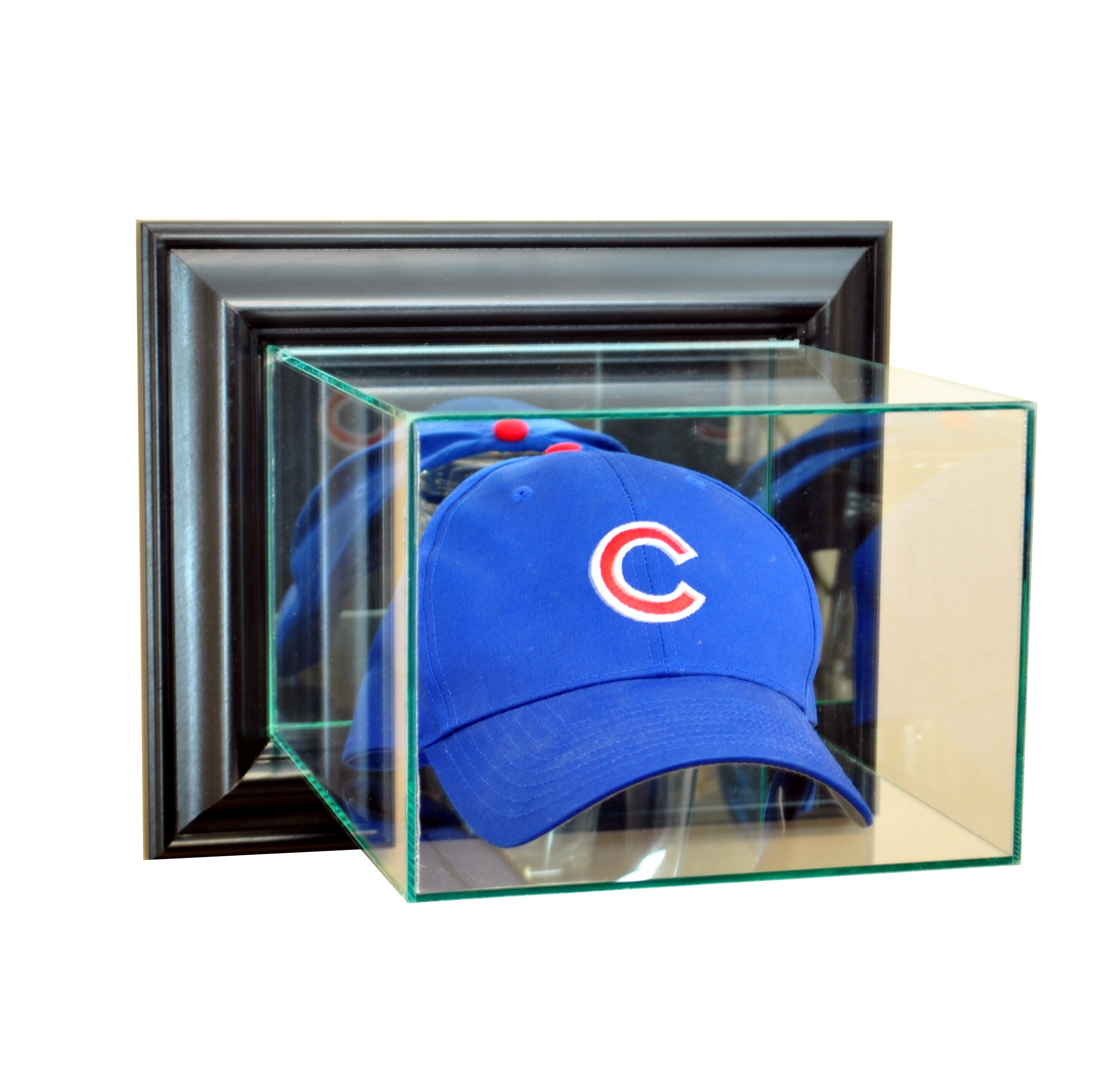 Perfect Cases Double Baseball Display Case with Sport Moulding 