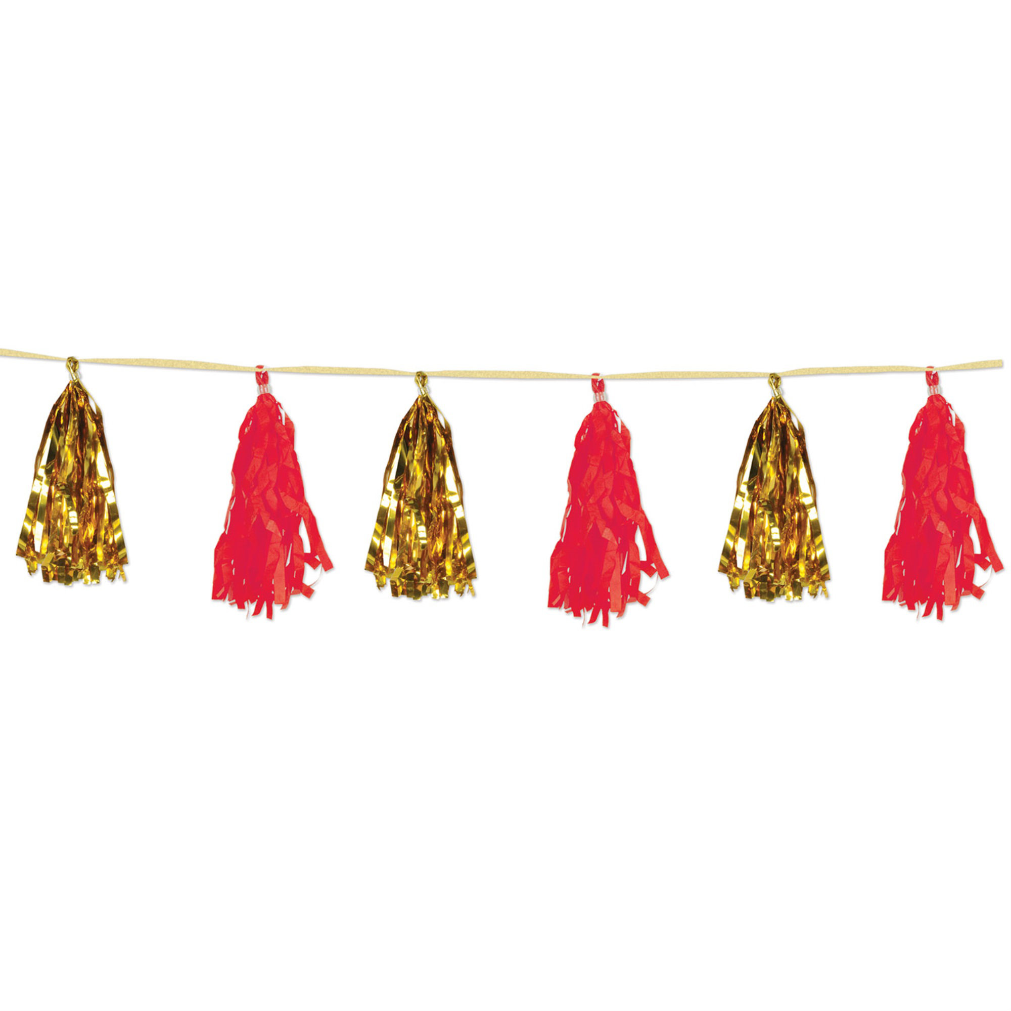 The Beistle Company Metallic & Tissue Tassel Garland Wayfair