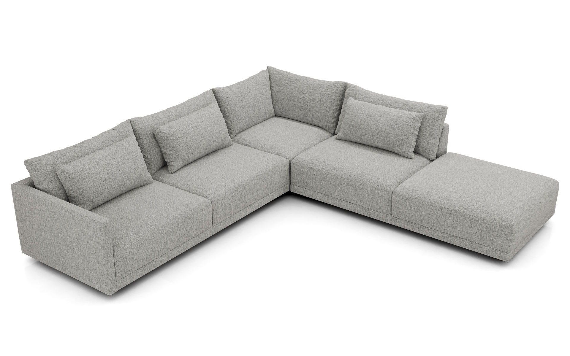 Orren Ellis 118" Wide Modular Corner Sectional Wayfair