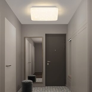 LED Decken Lampe Flur Küchen Wohn Zimmer Bad IP 44 Sternen Himmel Leuchte 35 CM 