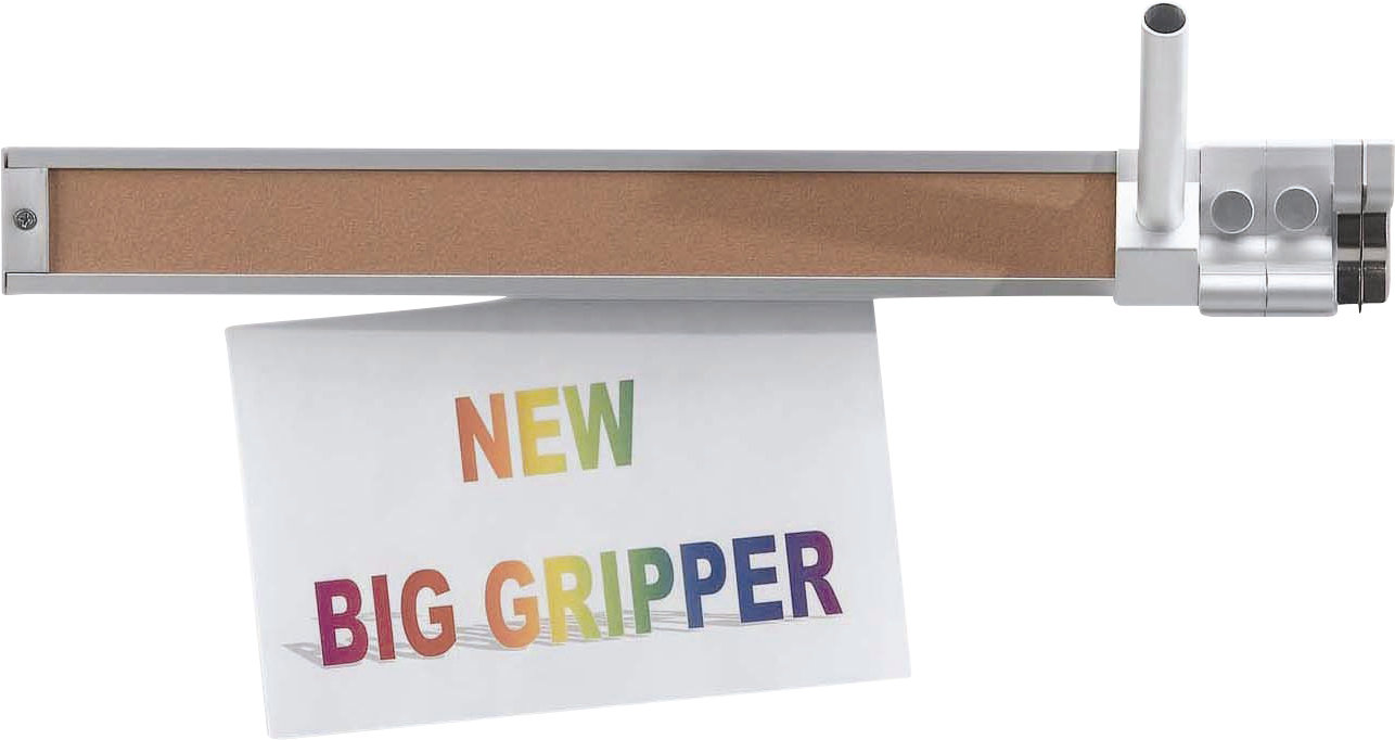 AARCO 2" Display Rail with Paper Gripper Wayfair