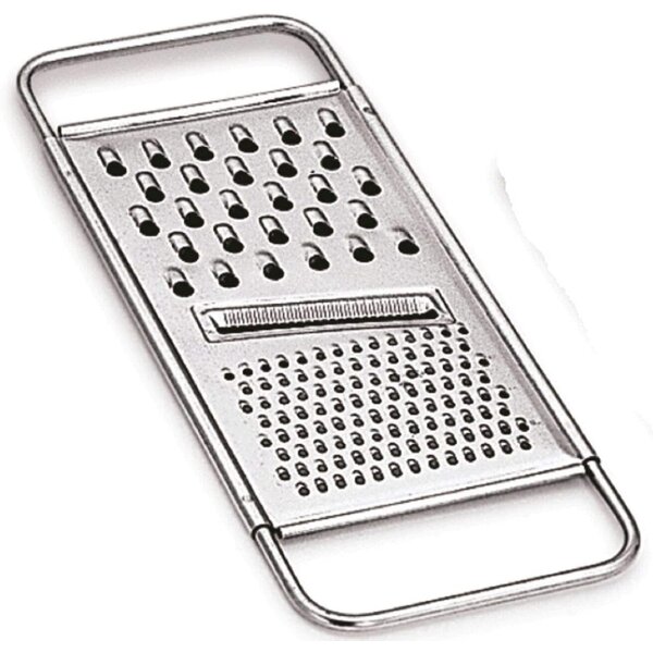30.5 x 7 cm 12 x 3 - Fine Holes MasterClass West Blade Handheld Stainless Steel Cheese Grater with Handle 