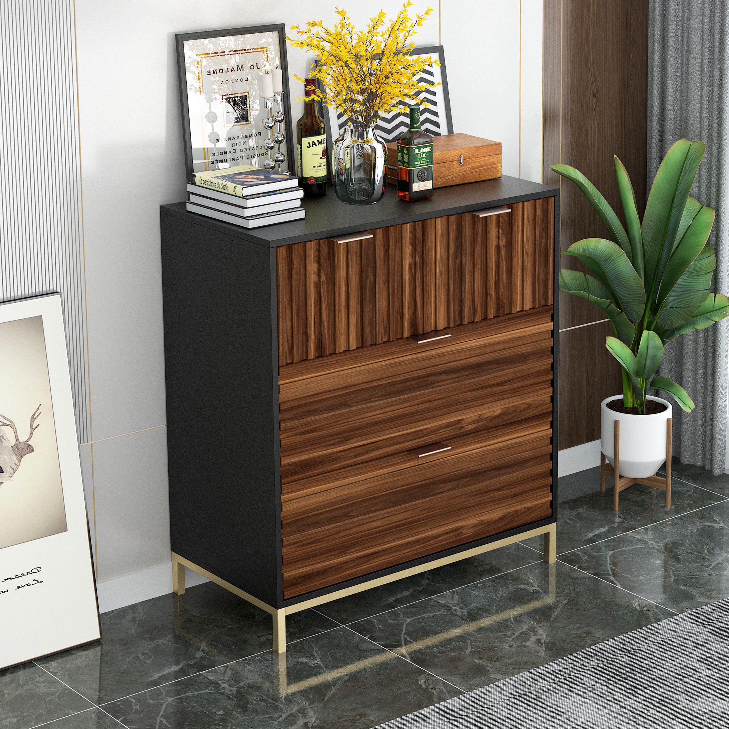 Mercer41 Duante 35.5'' Tall Accent Chest Wayfair