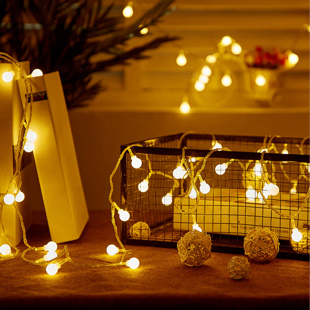 Star LED Fairy String Lights Indoor Outdoor Home Bedroom New Years Decorations 