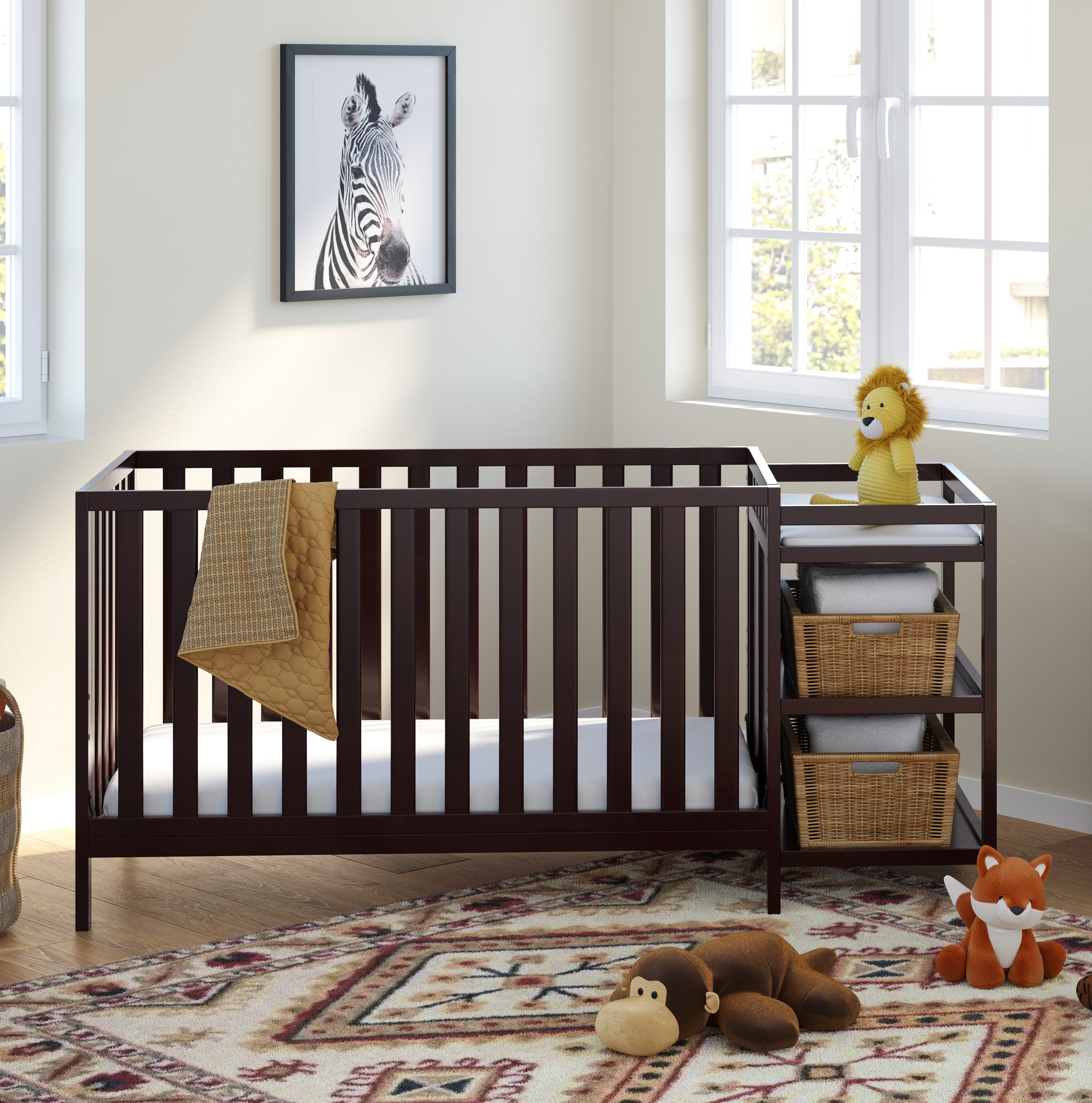 Storkcraft Pacific 4in1 Standard Convertible Crib and Changer