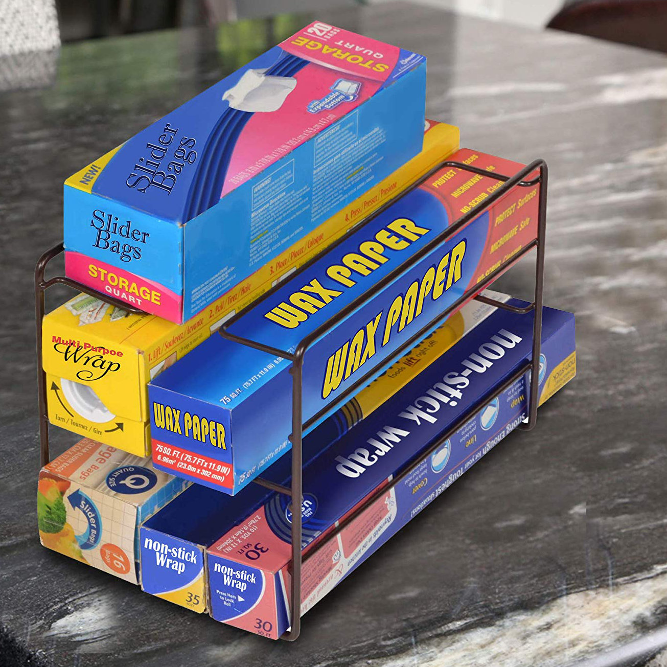 SmartDesign 3 Tier Kitchen Wrap Organizer Wayfair