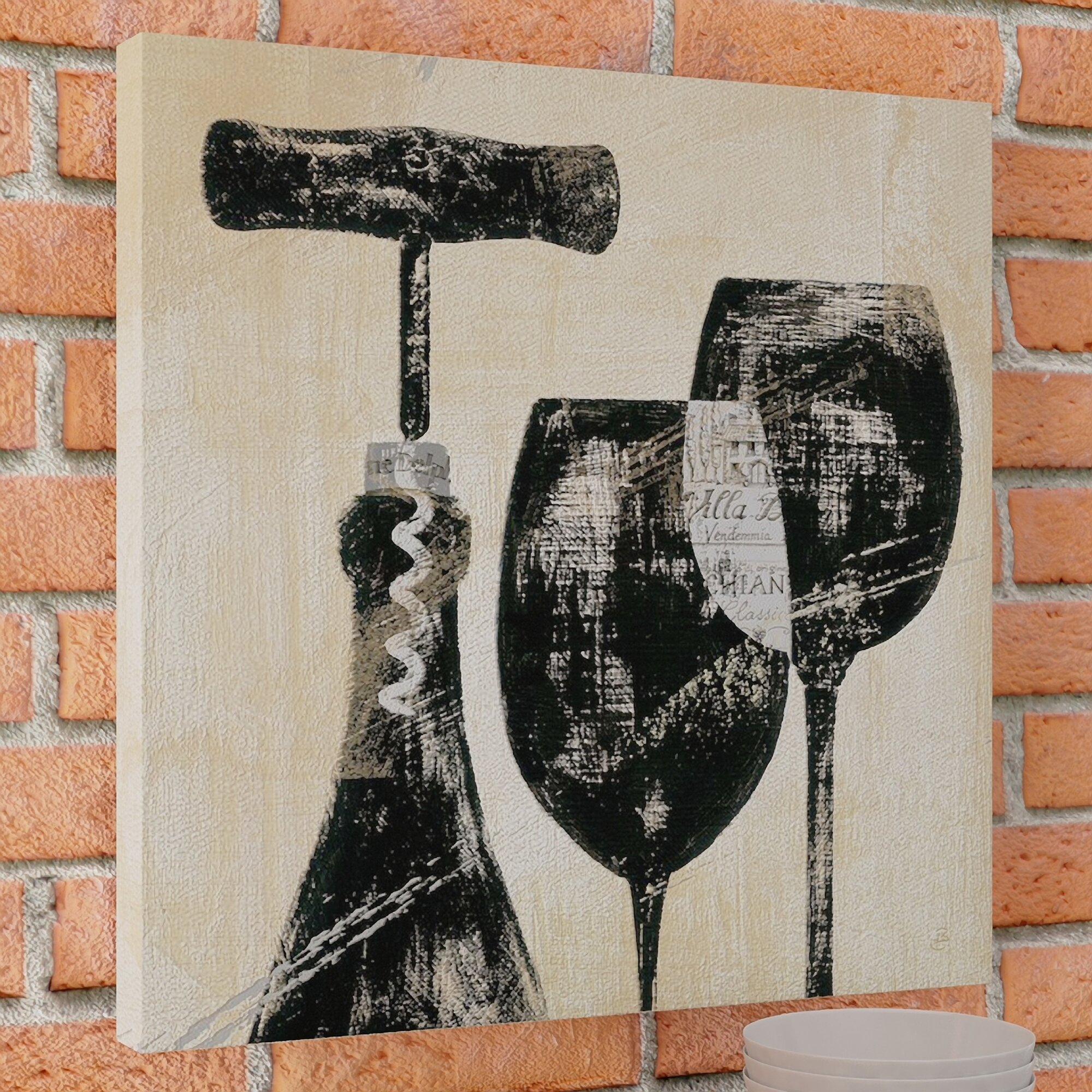 D Wine Glass Celebration Background A Art Print Home Decor Wall Art Poster 