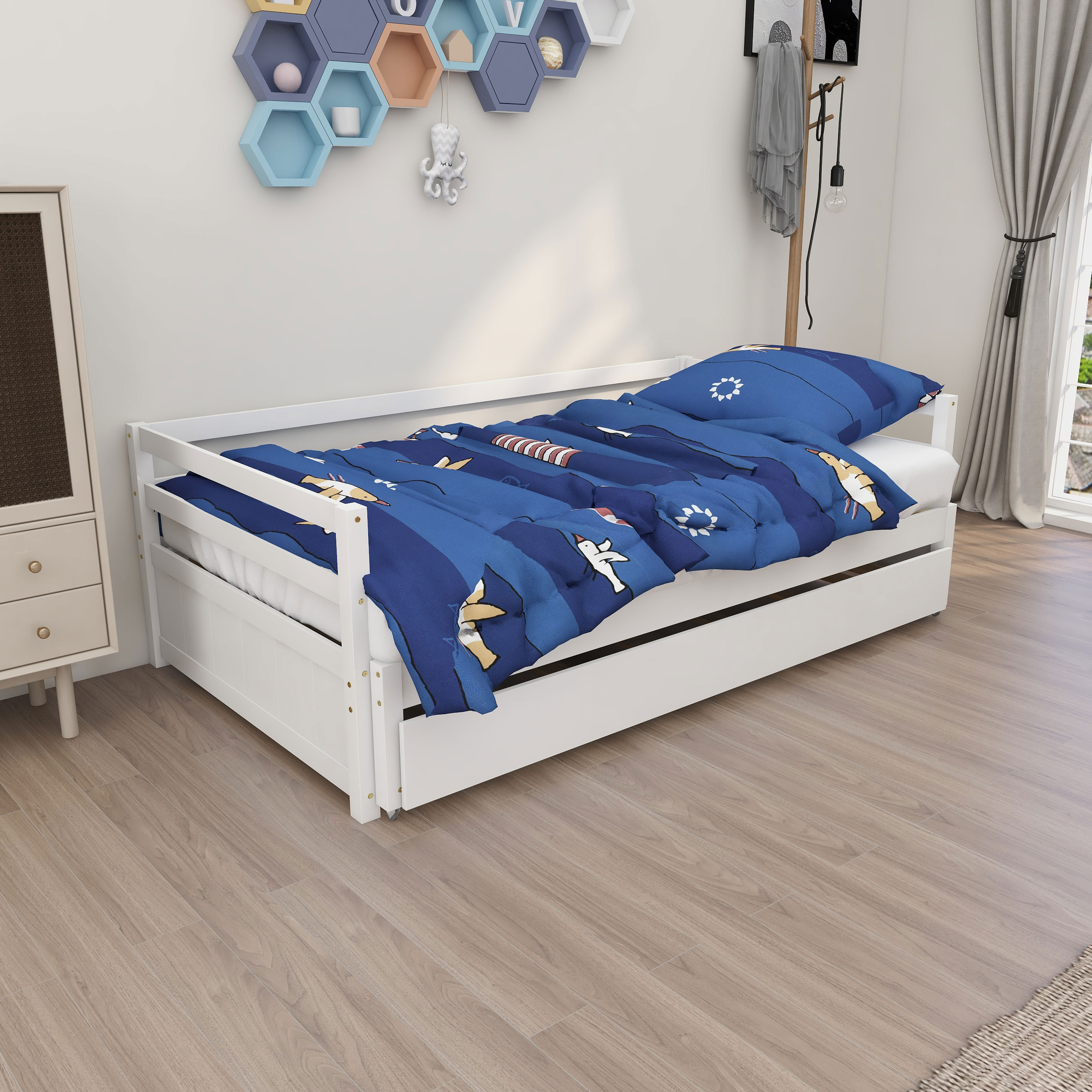 Shsfb Twin 25.9'' Expandable Bed Frame Wayfair