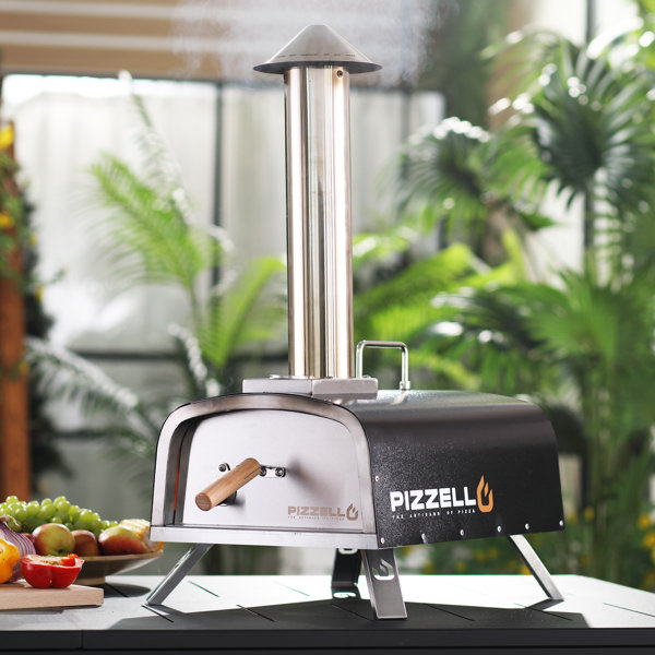PIZZELLO Stainless Steel Freestanding Pizza Oven u0026 Reviews | Wayfair