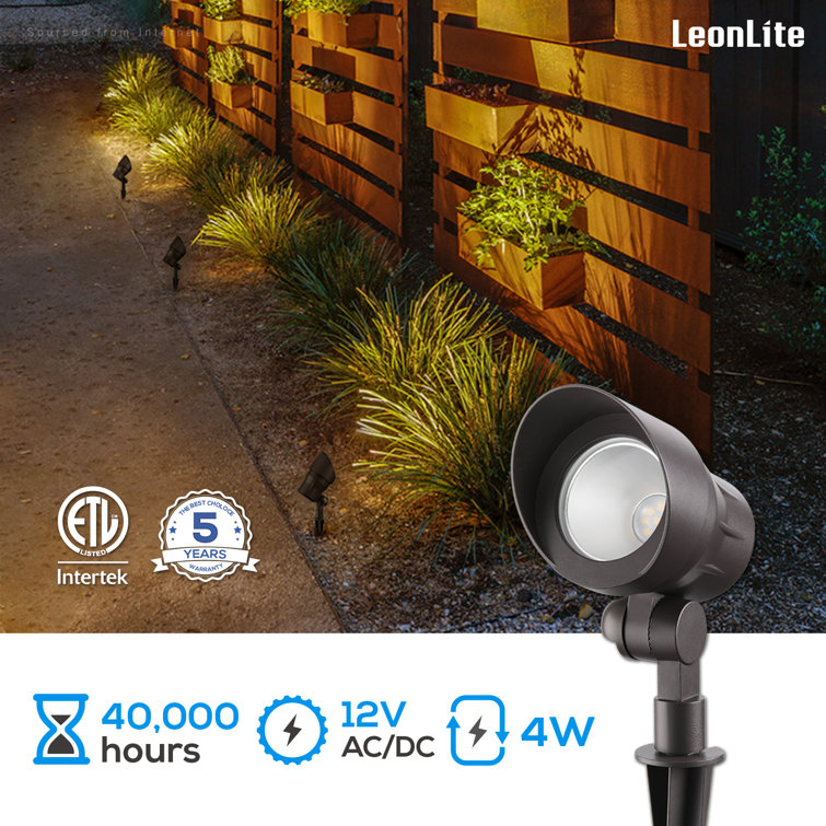 Low Voltage Spotlight, Outdoor Pathway Landscape Lights, CRI90, Warm | Wayfair
