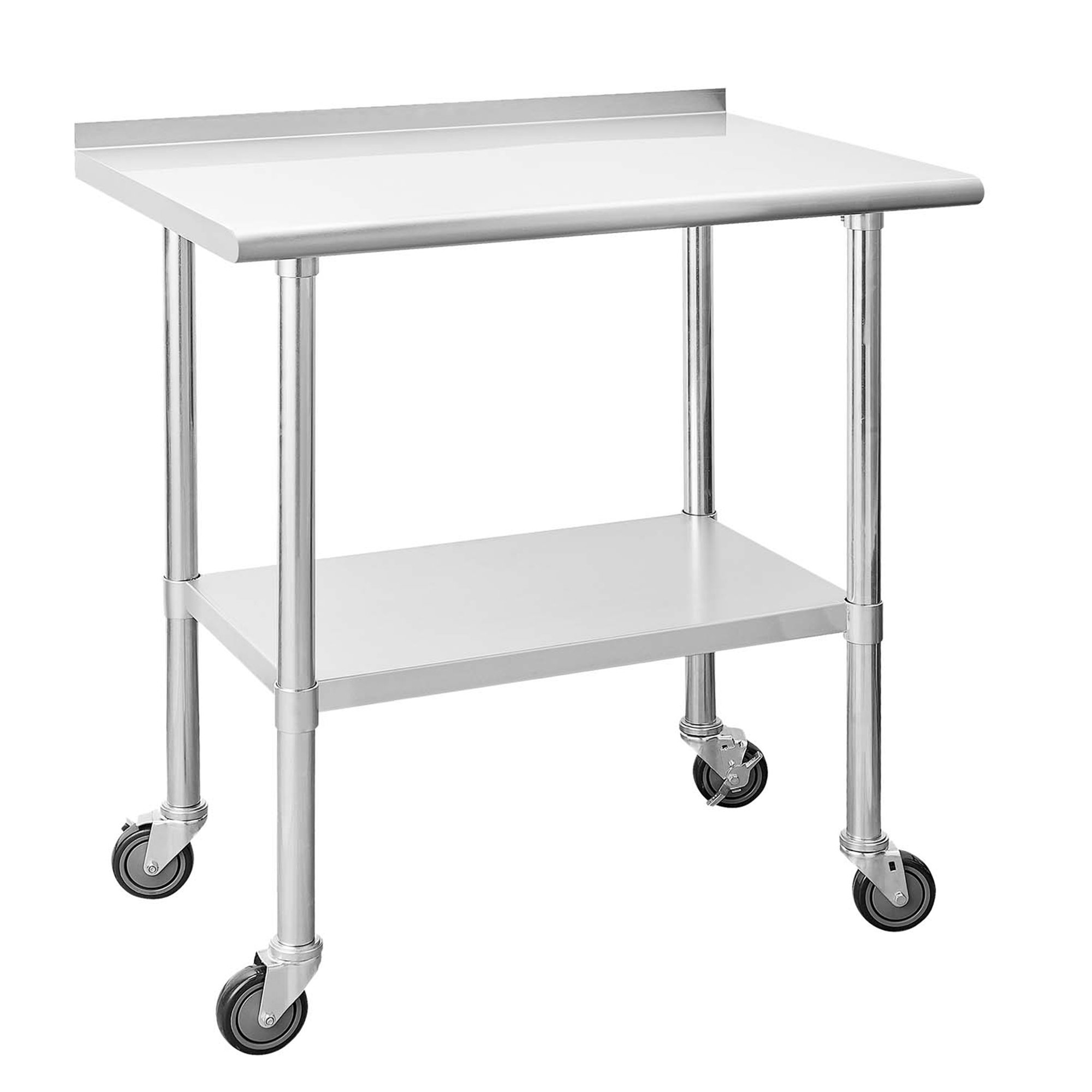 EASILOK Adjustable Table With Caster Wheels Wayfair