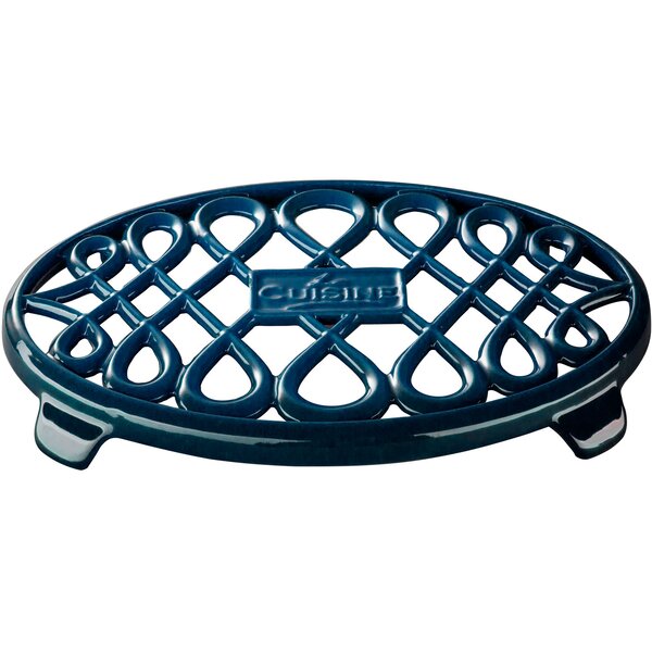 Red Bamboo Cast Iron Trivet S-4035 