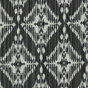 Charcoal Gray Diamond Medallion 100% Polyester