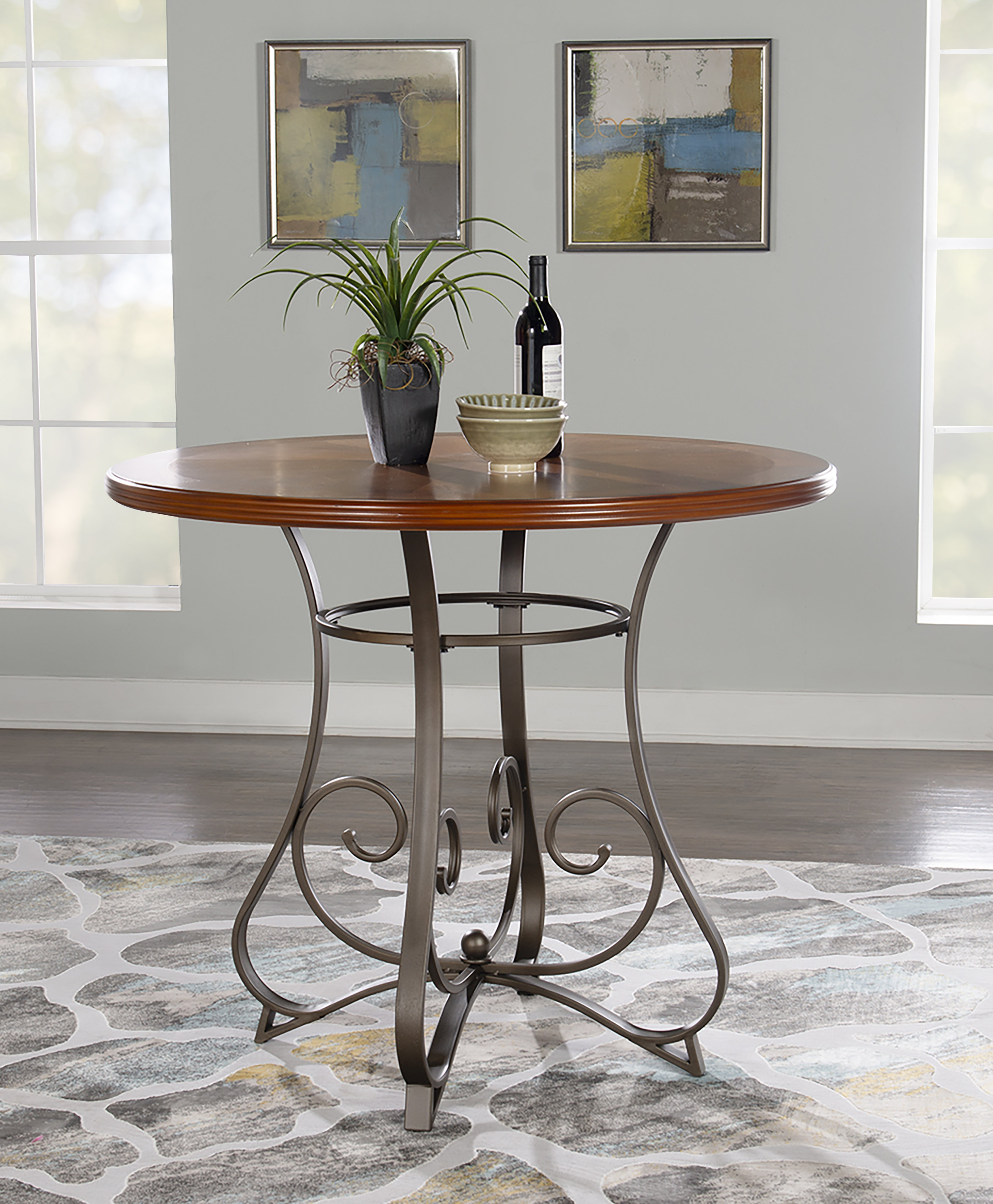 Winston Porter Jefferson 4 Person Counter Height Dining Set & Reviews