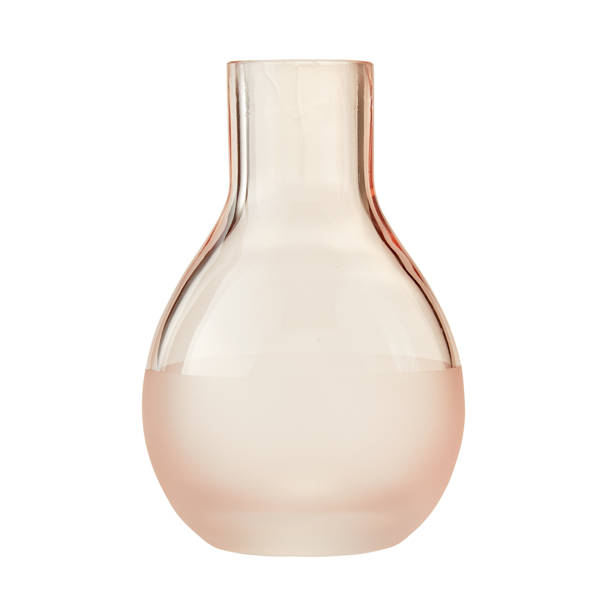 SKL HOME Vern Yip Ombre Vase Aus Glas, Anthrazit – Mattierter Boden, Für Einzelne Blumen
