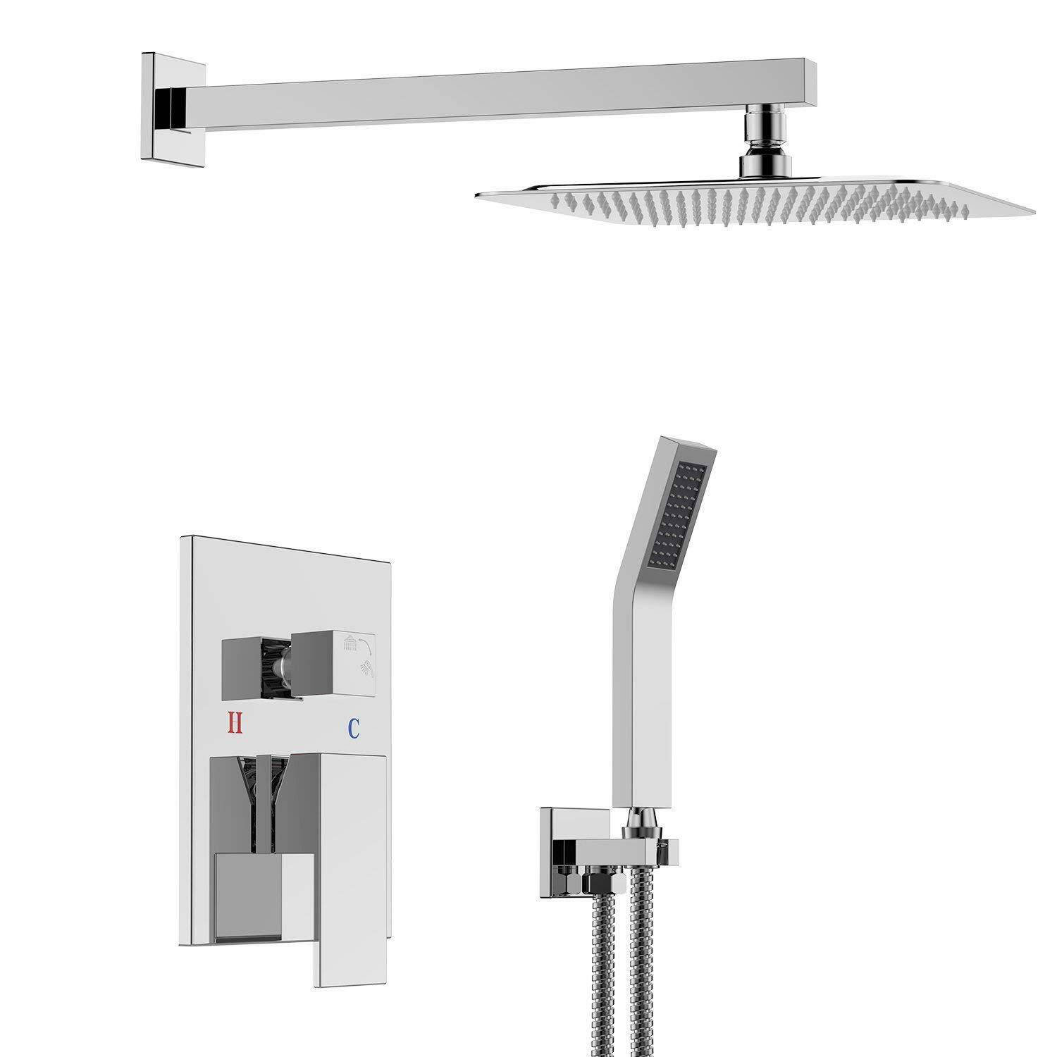 Wonderland America Bathroom Rain Volume Control Complete Shower System