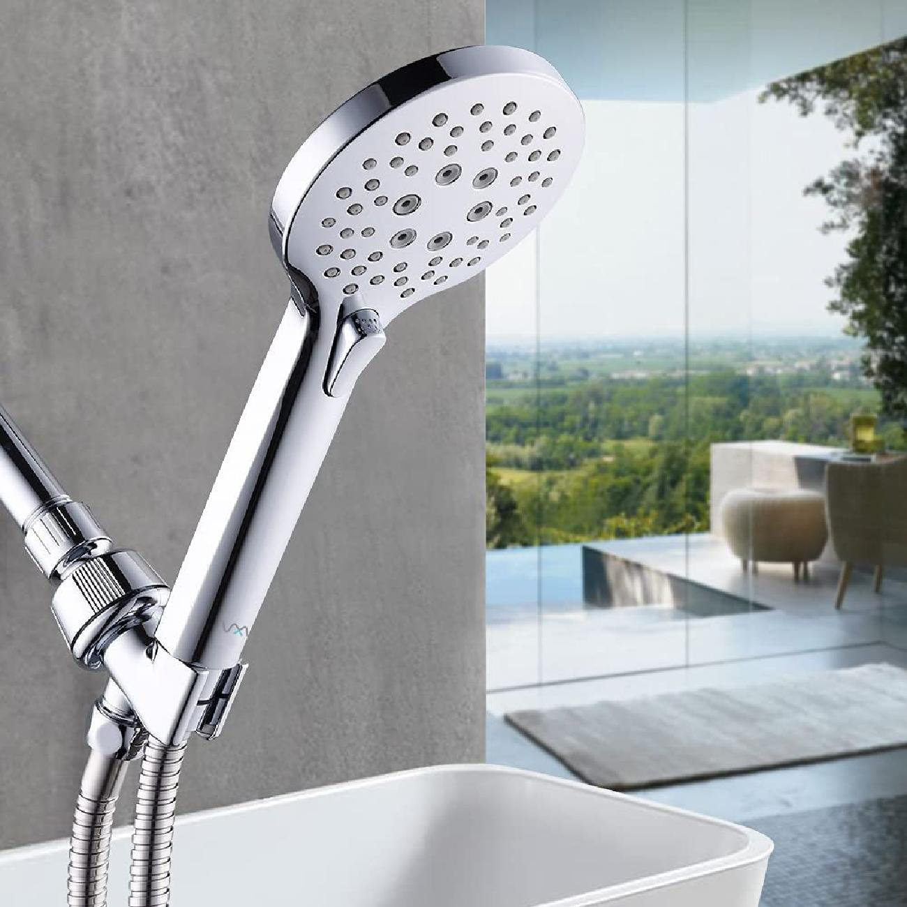 TREASURE_FUR Handheld Shower Head High Pressure, High Flow Hand Held