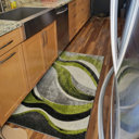 Wade Logan® Dubach Abstract Area Rug in Gray/Green/White & Reviews ...