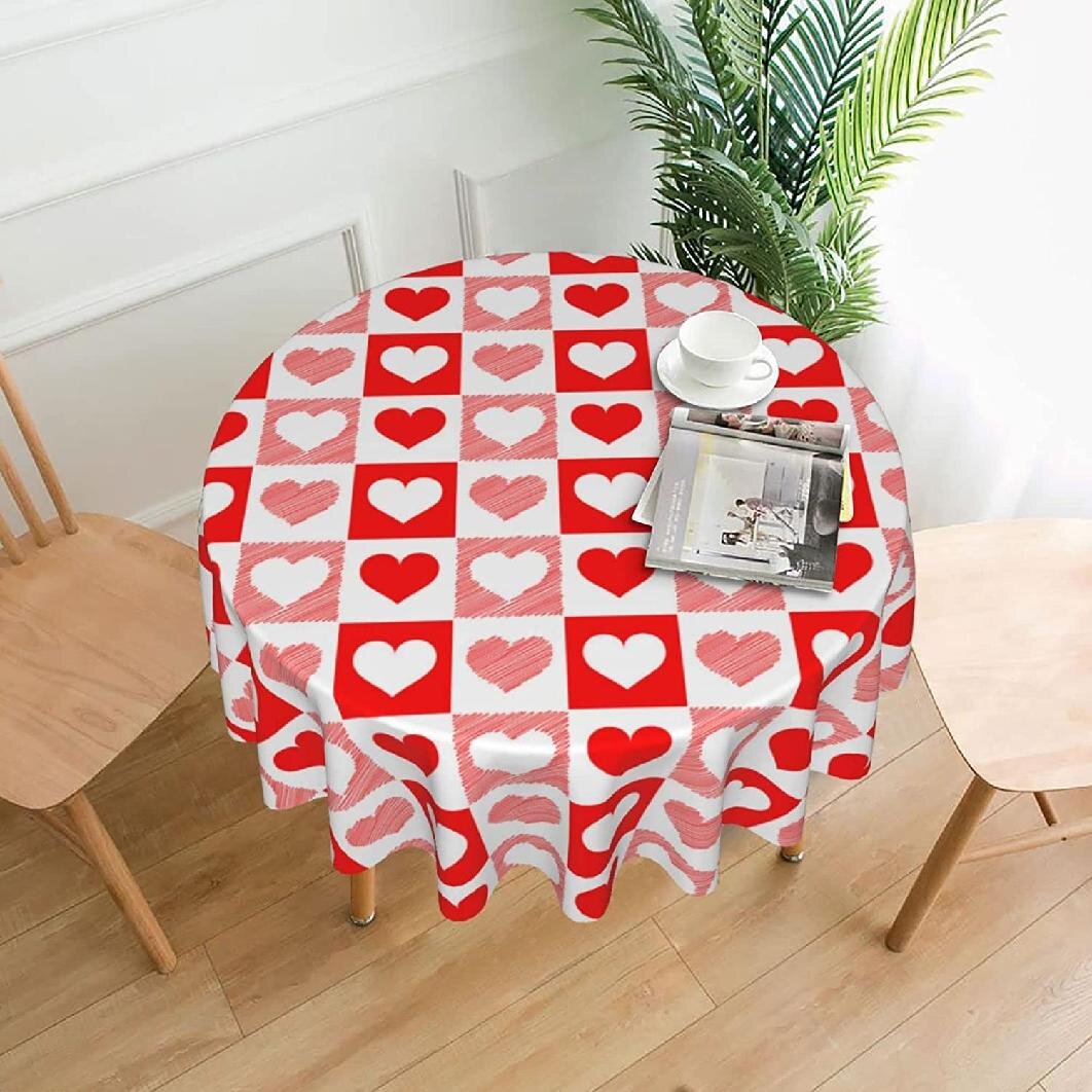 New year gift,Gift table cloth,red-and-black tablecloth,kitchen table cloth tablecloths,dirt-proof tablecloth,gift for her Valentine's Day