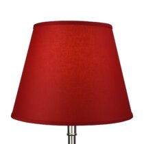 13" 15" 17" Red Rectangular Table Lamp Shade Modern New 