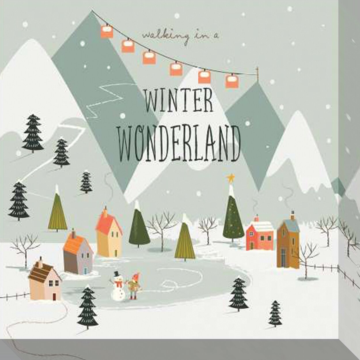 Privilegium værtinde Krudt The Holiday Aisle® Walking In A Winter Wonderland On Canvas Print | Wayfair