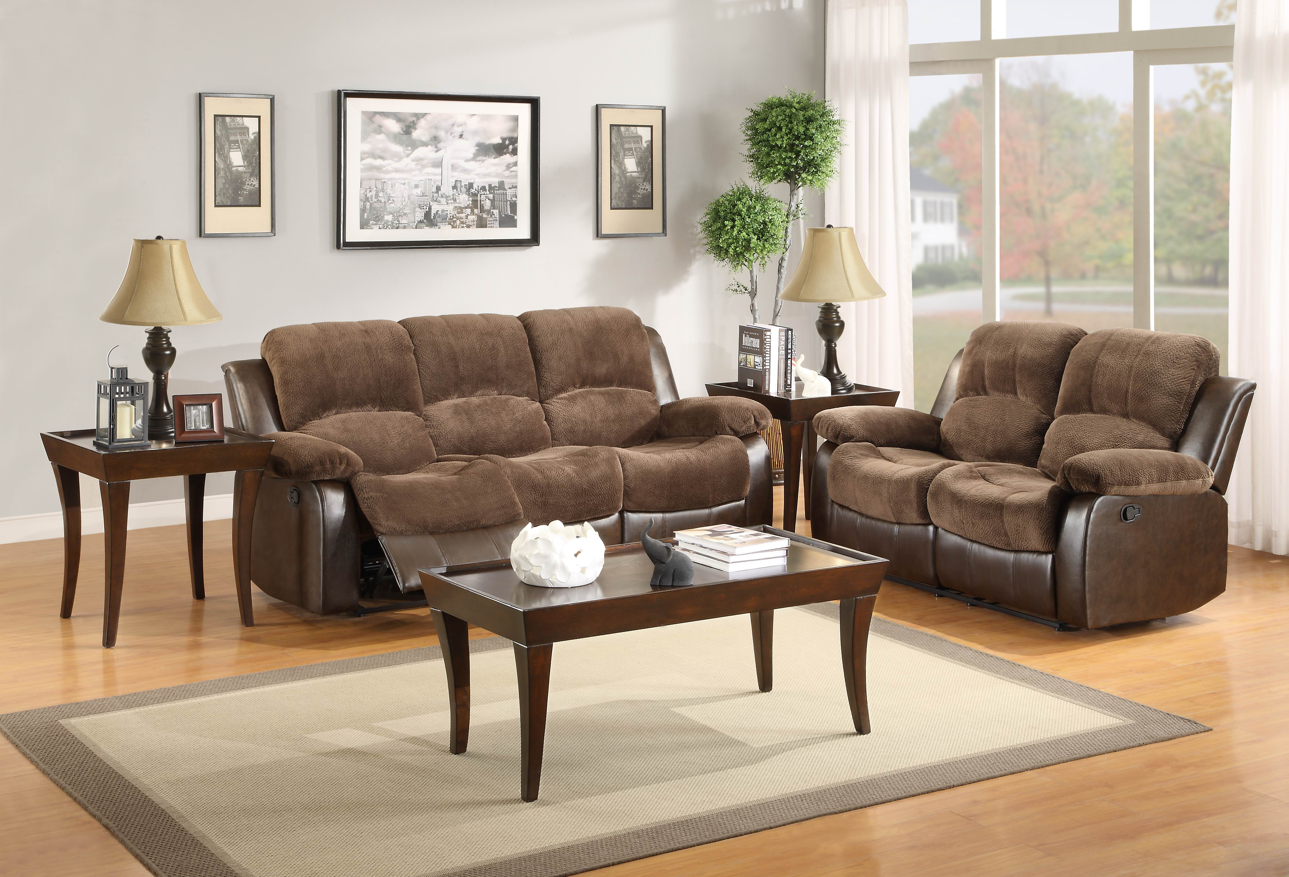 Welling Reclining Configurable Genuine Leather Living Room Set