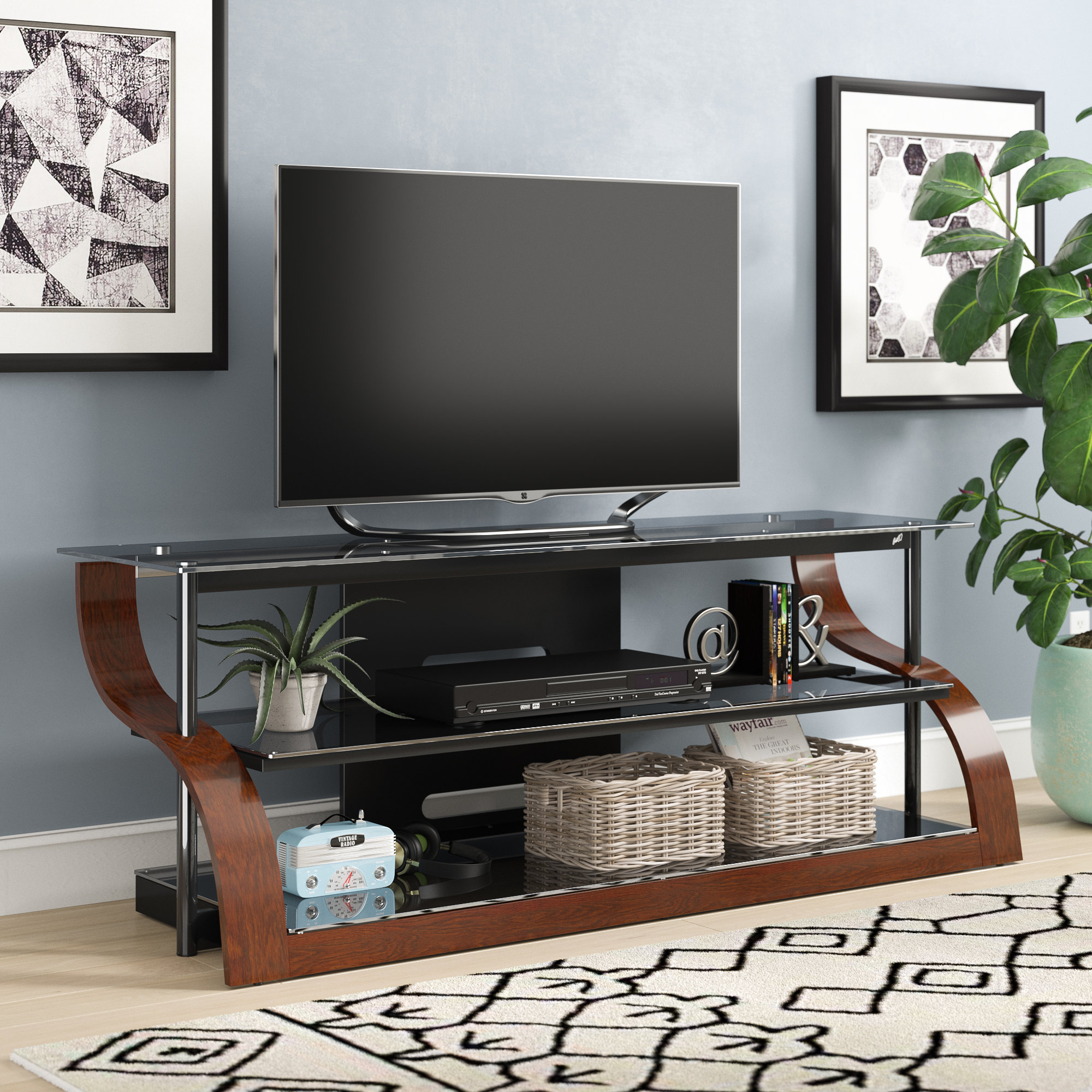 Latitude Run® Londonderry TV Stand for TVs up to 73" & Reviews Wayfair