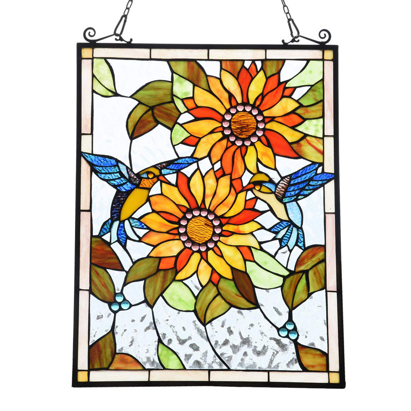 Glass Wall Art - Tiffany Glass Window Panel