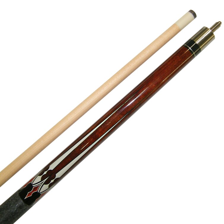 Iszy Billiards 2 Piece Hardwood Maple Pool Cue Billiard Stick with Steel Joint 