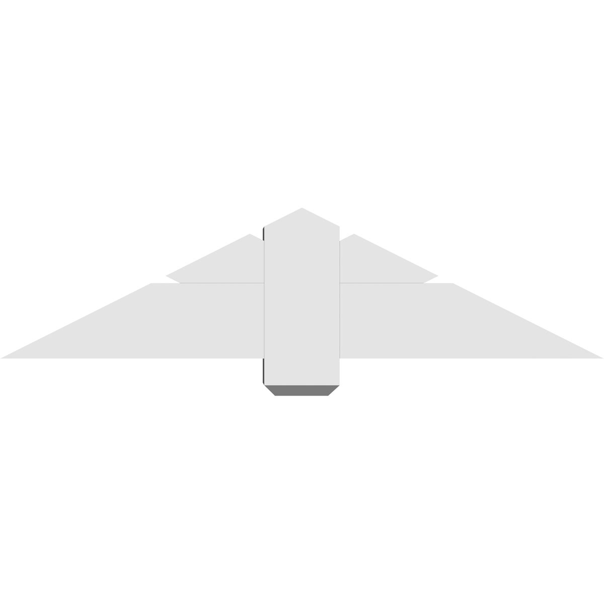PCI Enterprises Kennewick Architectural PVC Gable Bracket | Wayfair