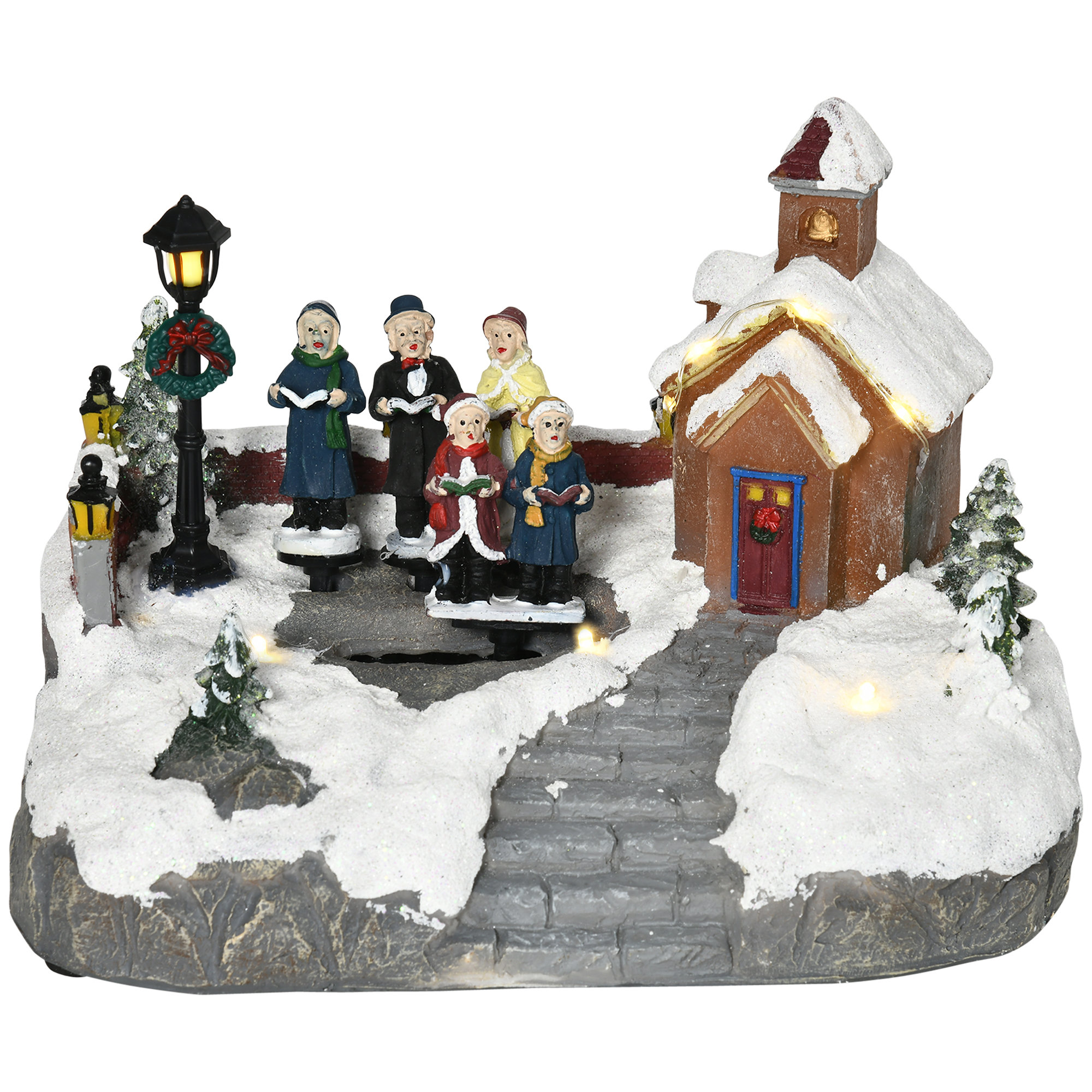 The Holiday Aisle® Christmas Village Choir Animated Winter Wonderland &  Reviews | Wayfair