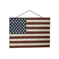 American Flag "Home of the Brave" Print Beach Towel 100% Cotton 28"x59" 