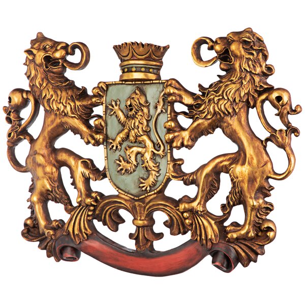 Heraldry Charm Coat of Arms Pendant Charm Lion Charm Family Crest Symbol Charm 