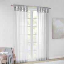 Details about   Handmade Ivory Fringes Drapery Sheer Curtain Drapery Panel 84 90 96 inch Curtain 