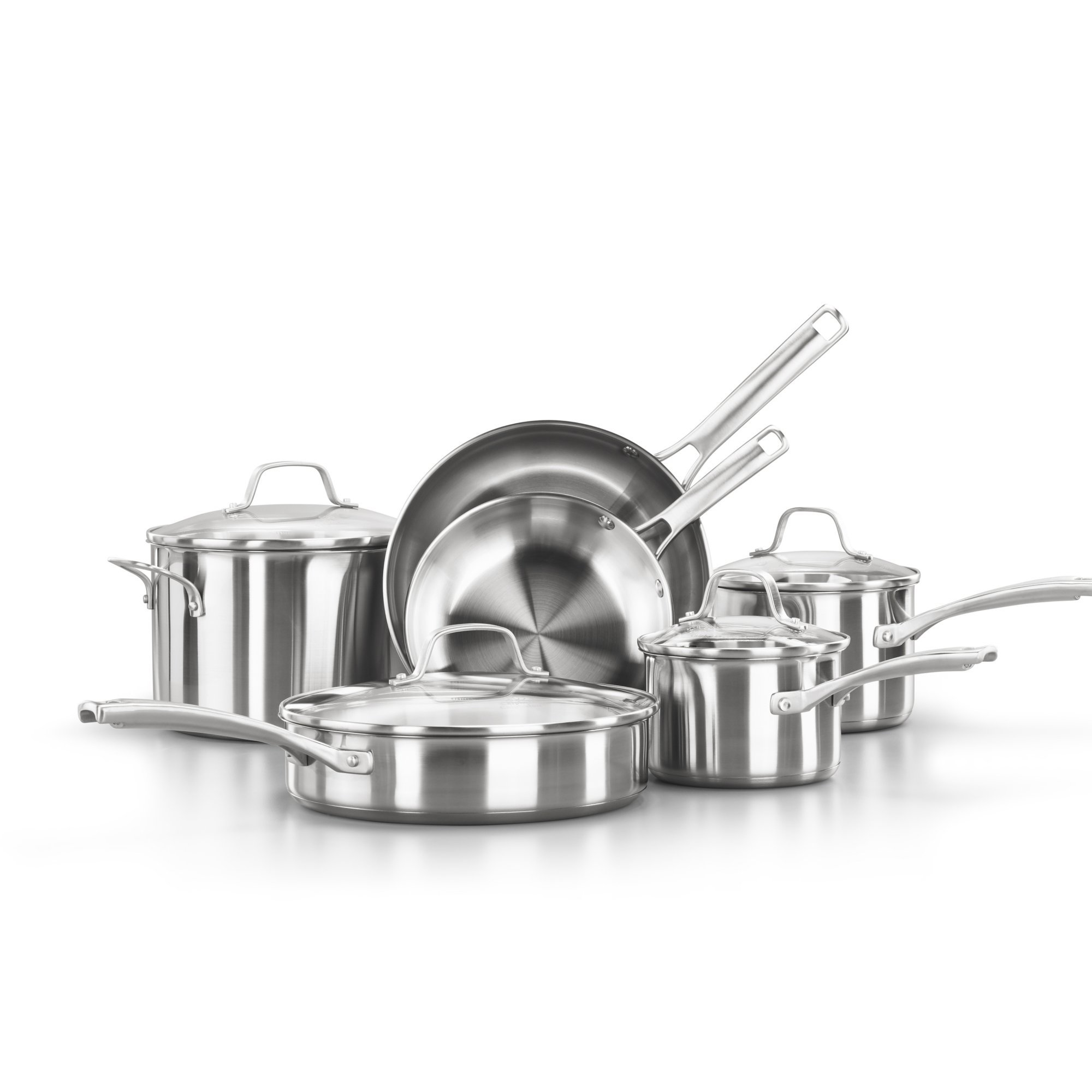 Calphalon Classic Stainless Steel 10 Piece Cookware Set & Reviews Wayfair
