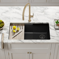 Kitchen Sink With Backsplash | Wayfair