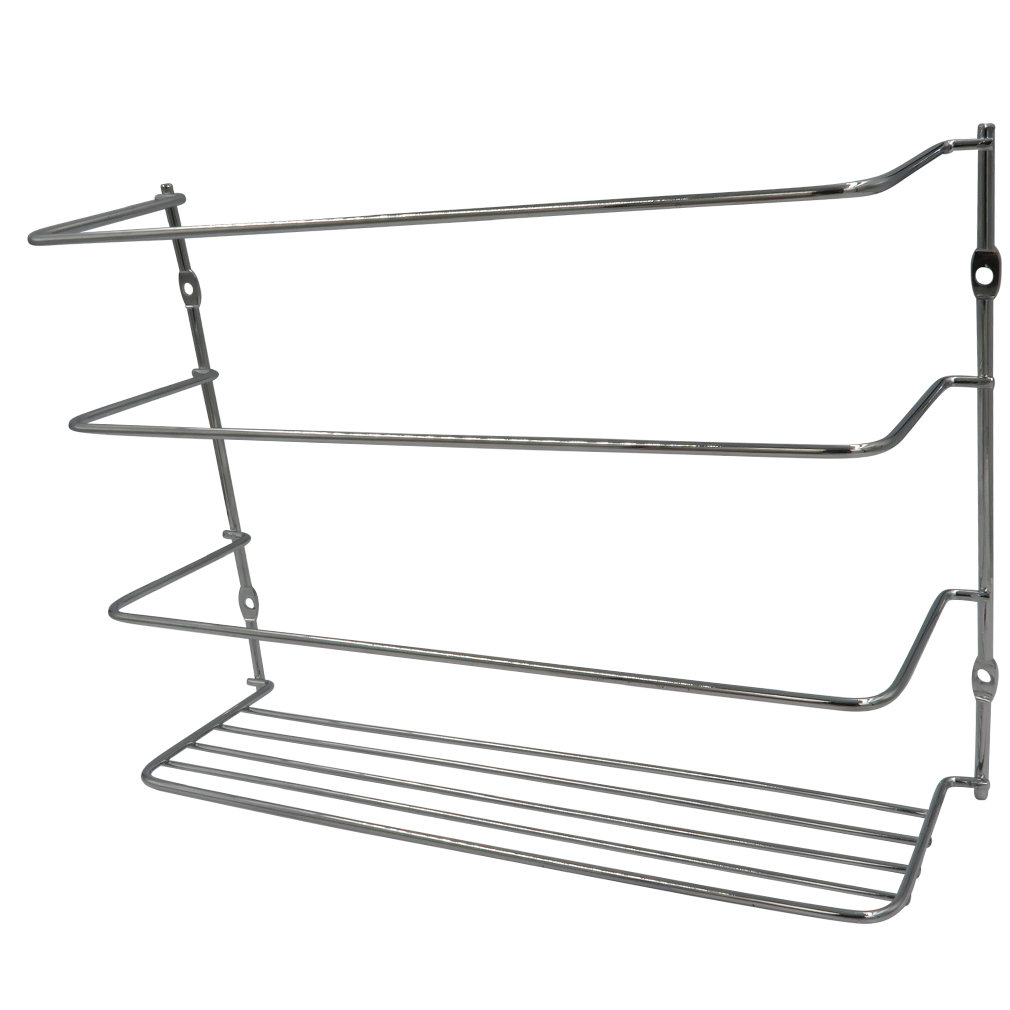 Evelots Wrap/pan Organizer Rackdoor/wall Mountplastic/foil/wax Paper